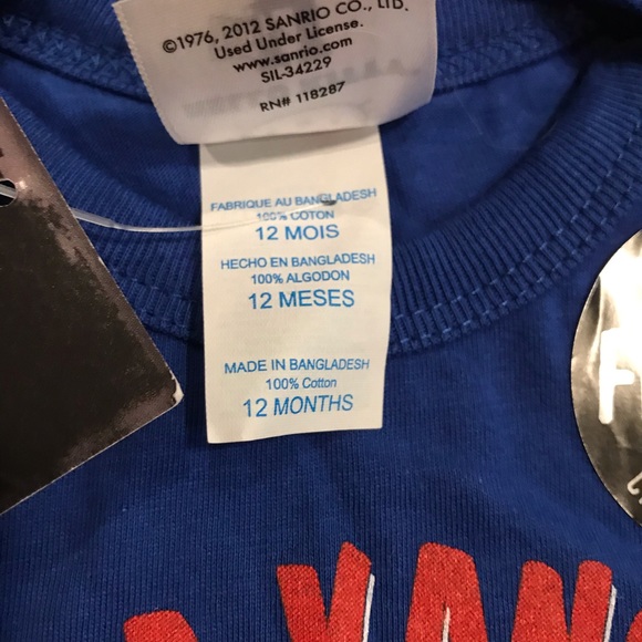 NWT Hello Kitty Onesie Size 12 Months - Picture 4 of 6